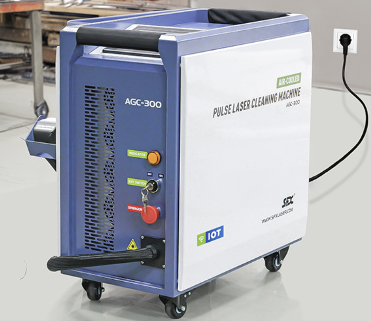 Industrial pulse laser cleaning machine
